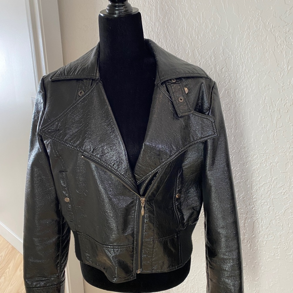 Apt. 9 vegan leather moto jacket size L